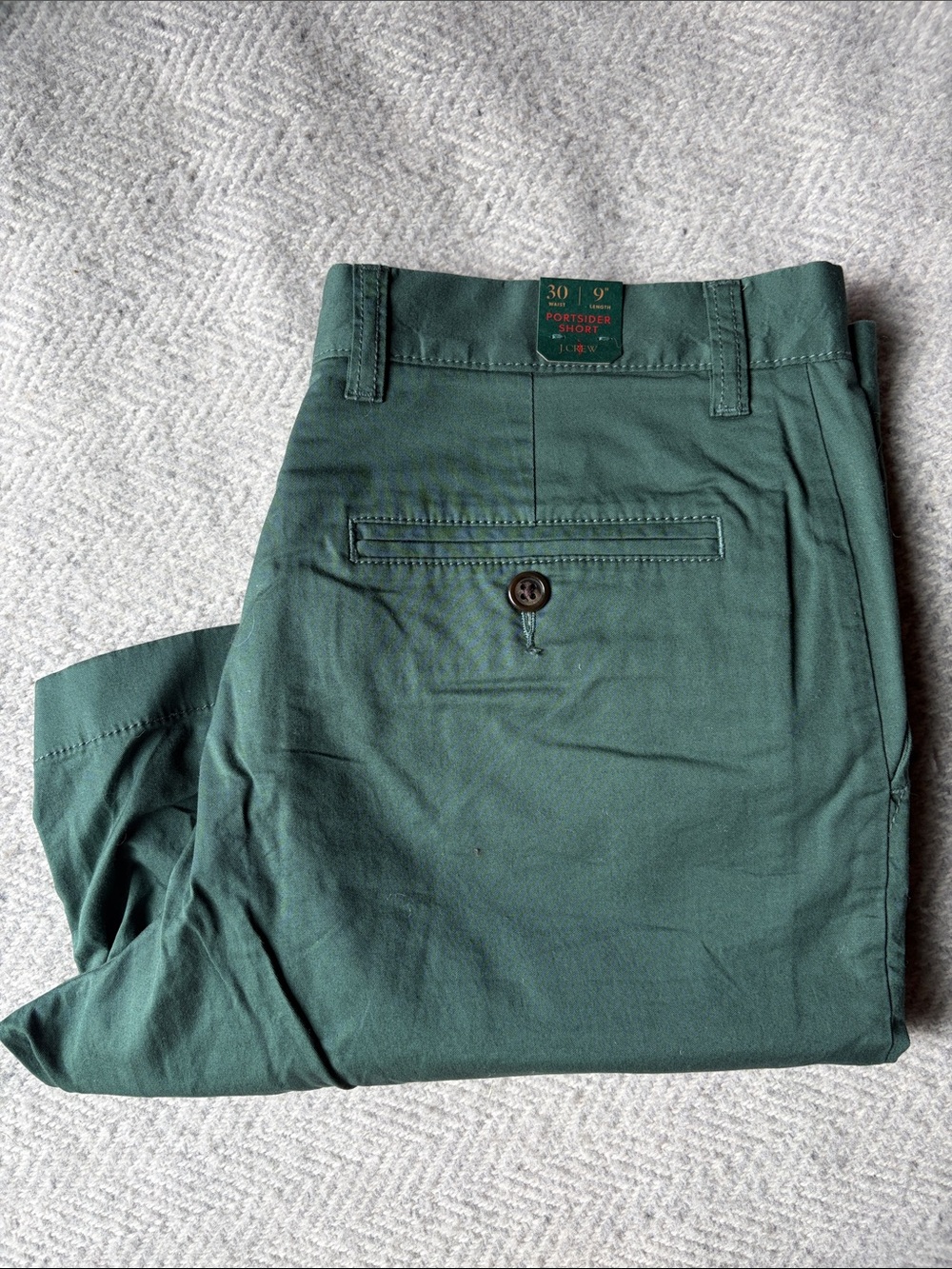 J. Crew Forest Green Men's Chino Shorts